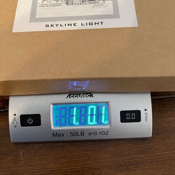 NEW San Francisco Skyline Light LED USB Powered Plug Beechwood Frame Light Up - Picture 10 of 10